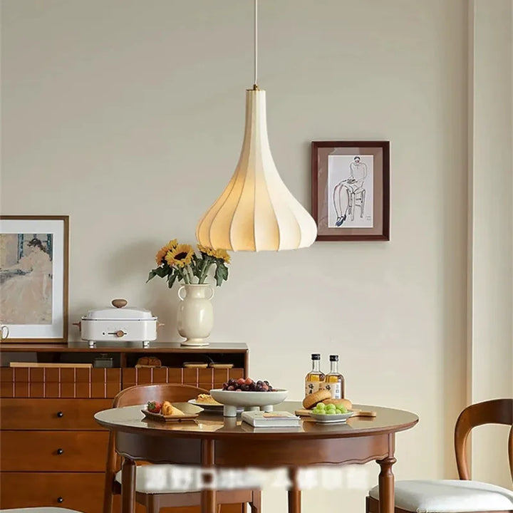 Urna | Pleated Silk Pendant Light