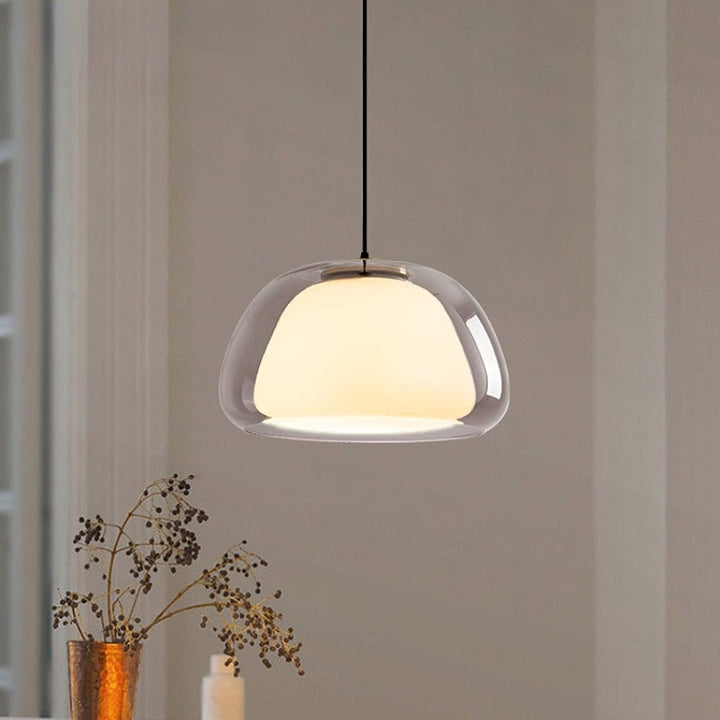 Nuva | Double-Layer Glass Pendant Light