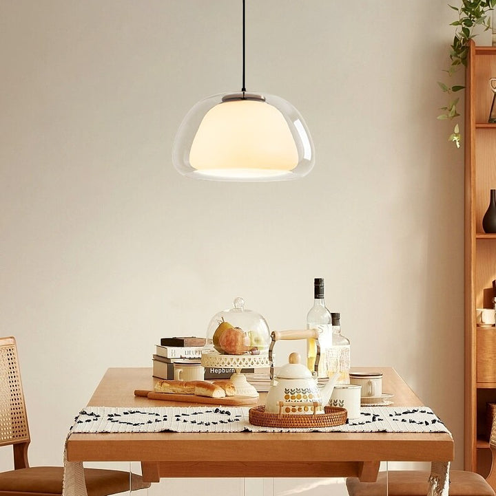 Nuva | Double-Layer Glass Pendant Light