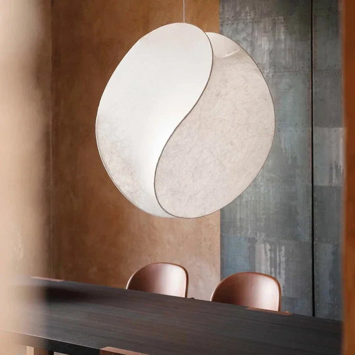 Mayu Globe | Hand-Knitted Silk Pendant Light