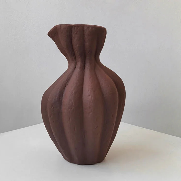 Sabi | Sculpted Clay Vase