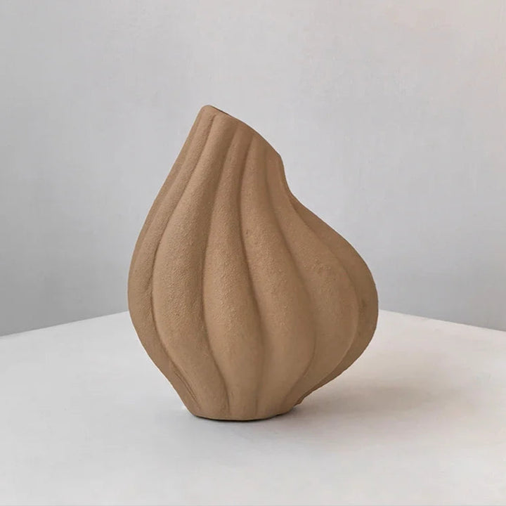 Sabi | Sculpted Clay Vase