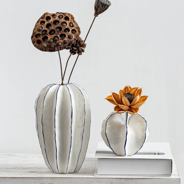 Sazanami | Ripple Ceramic Vase Set