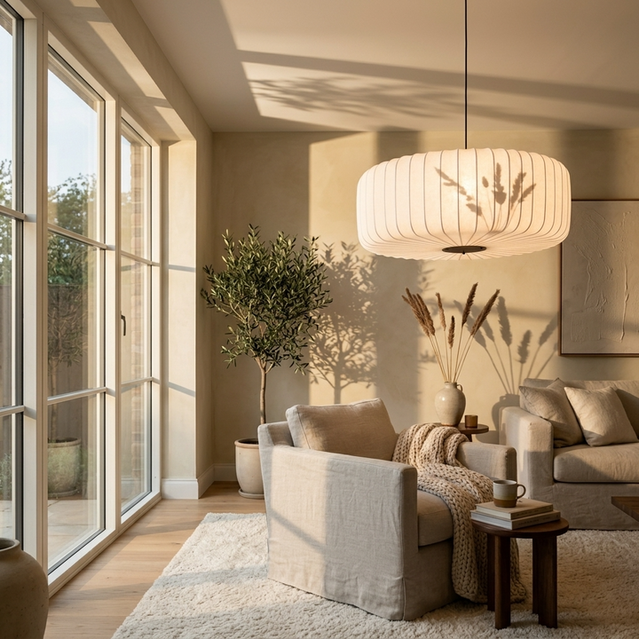 Furu | Fabric Silk Pendant Light