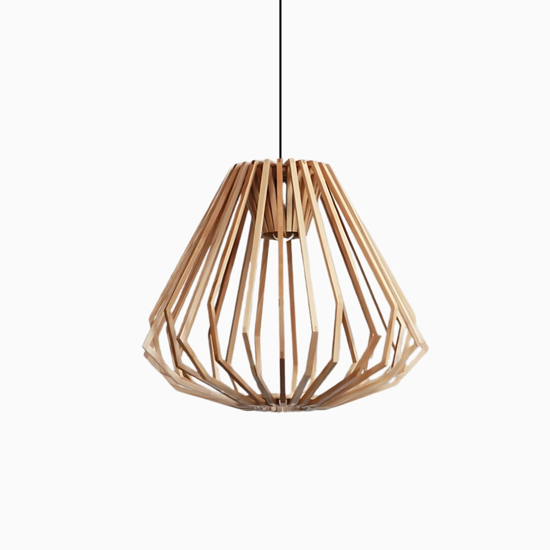 Yana | Wooden Cage Pendant Light