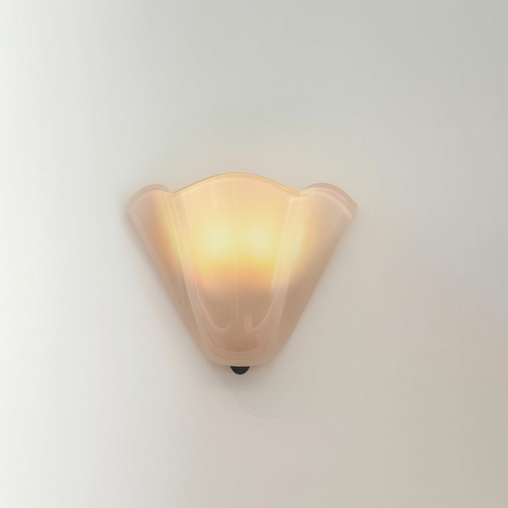 Vika | Milk Glass Wall Sconce
