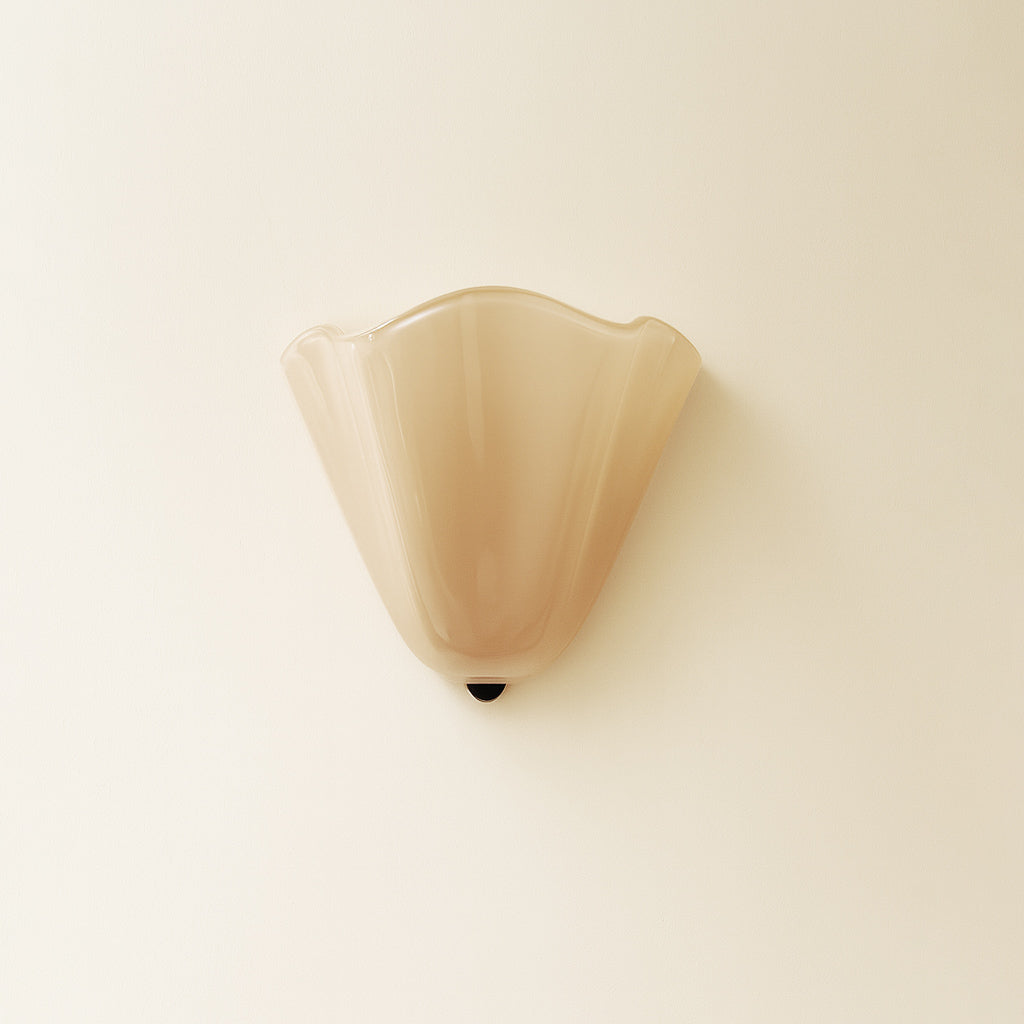 Vika | Milk Glass Wall Sconce