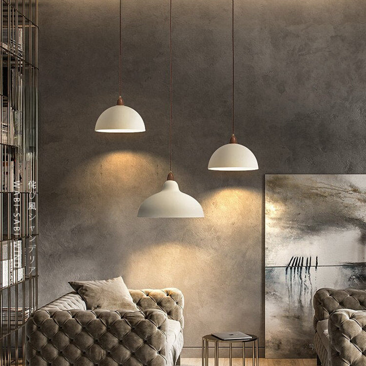Natural Rustic Hanging Light - Kitchen, Dining Room Pendant Light - Mihalis - Louve Lights