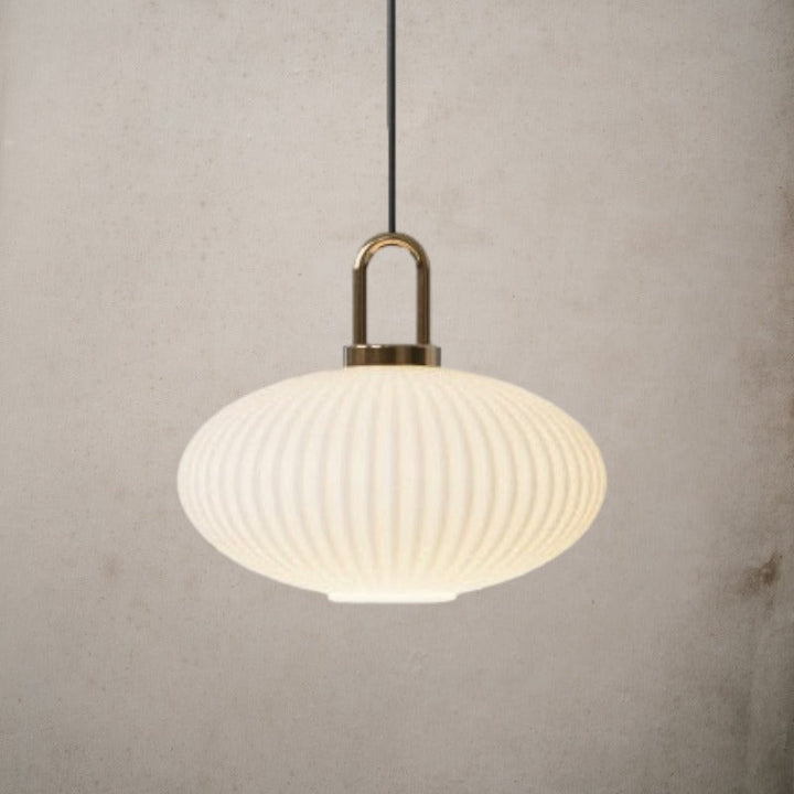Vintage Glass Pendant Lights - Inga - Louve Lights