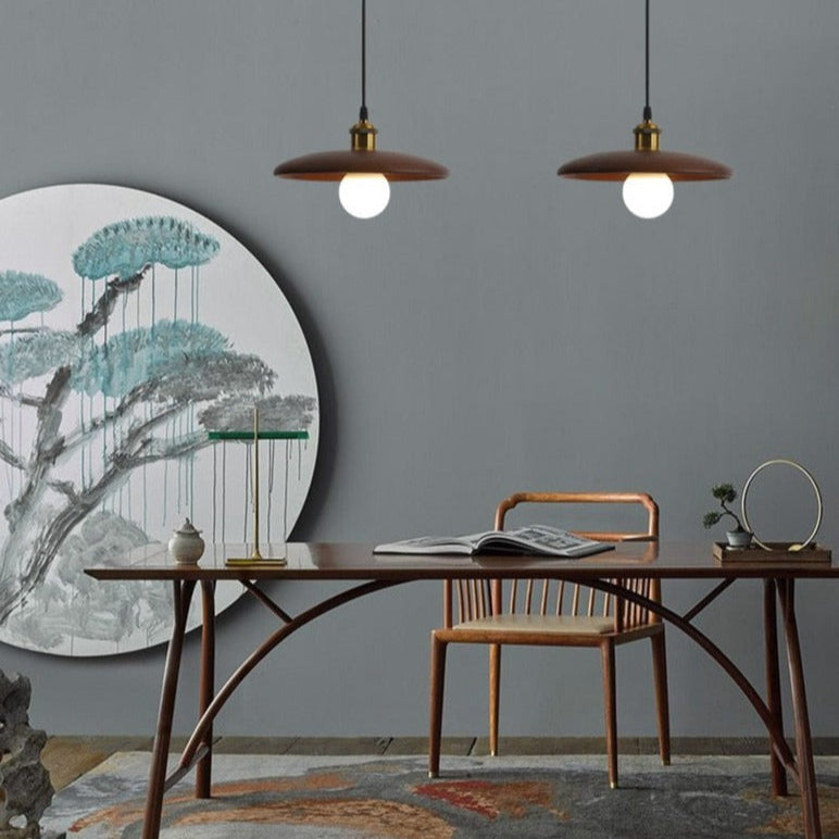 Solid Wood Pendant Light - Kitchen Island & Dining Room Pendant Light - Jodis - Louve Lights