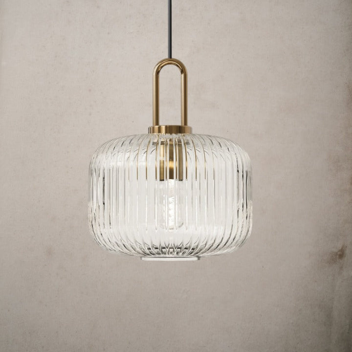 Vintage Glass Pendant Lights - Inga - Louve Lights