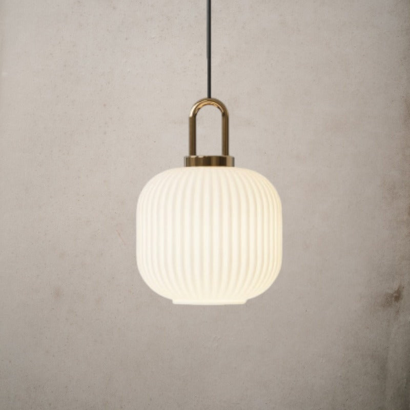 Vintage Glass Pendant Lights - Inga - Louve Lights