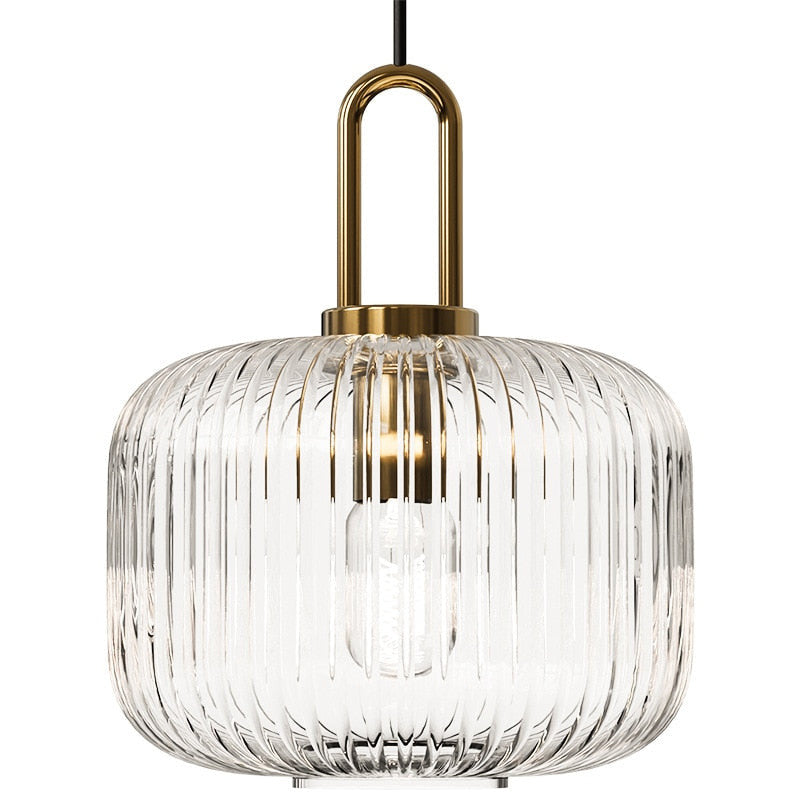 Vintage Glass Pendant Lights - Inga - Louve Lights
