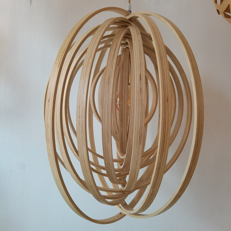 Wooden Rings Pendant Light- Modern Pendant Light- Rupa - Louve Lights