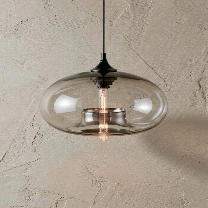 Tama | Tinted Glass Oval Pendant Light