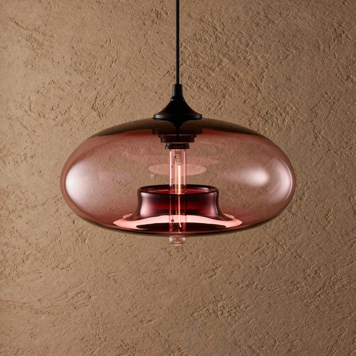 Tama | Tinted Glass Oval Pendant Light