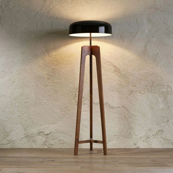Tresa | Wood Tripod Floor &amp; Table Lamp
