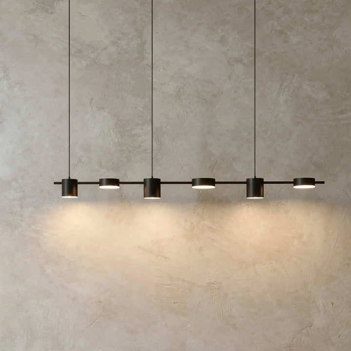Rosalina | Metal Linear Multi-Head Pendant Light