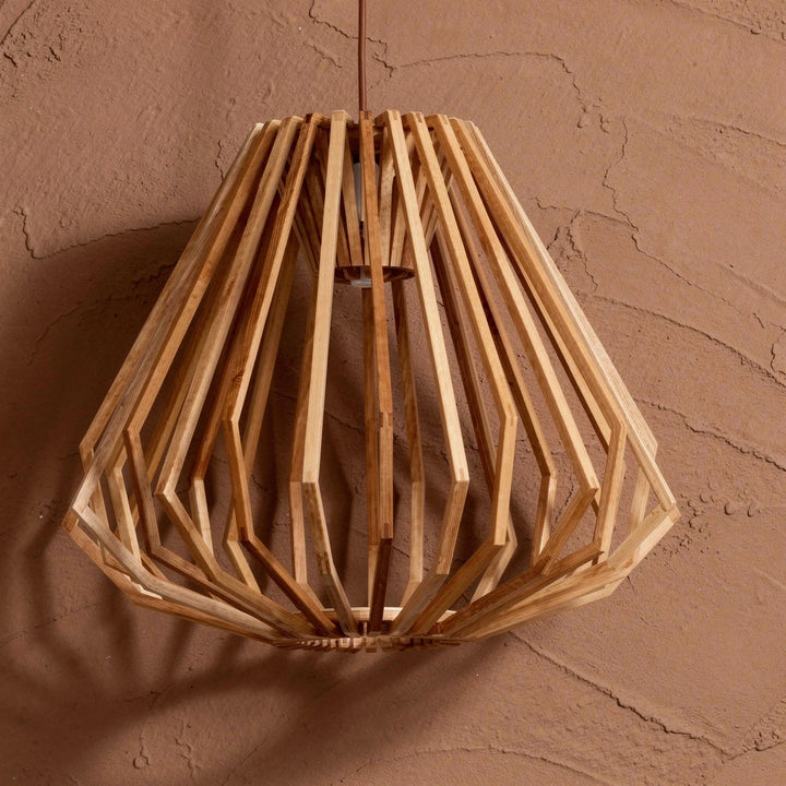 Spile | Wood Cage Pendant Light