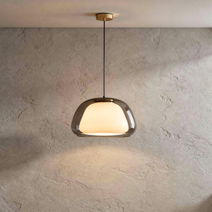 Nuva | Double-Layer Glass Pendant Light