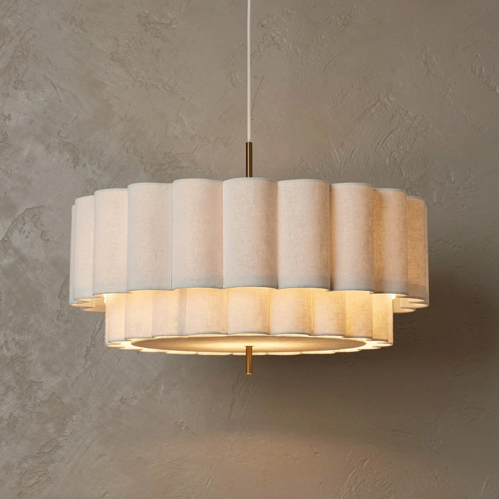 Volm | Fabric Tiered Pendant Light