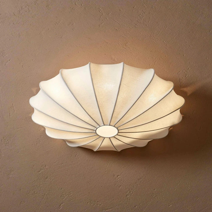 Kaishi | Fabric Flush Ceiling Light