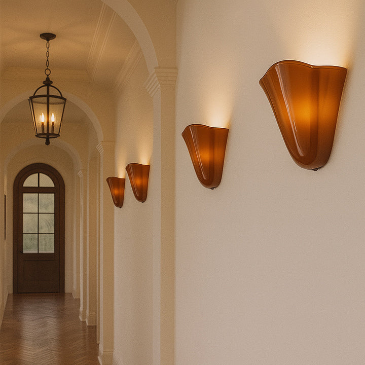 Vika | Milk Glass Wall Sconce