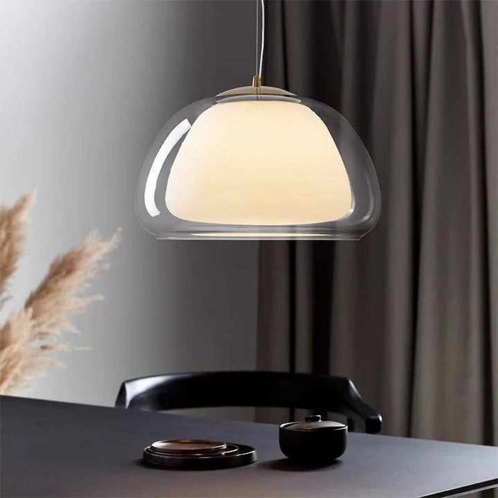 Nuva | Double-Layer Glass Pendant Light