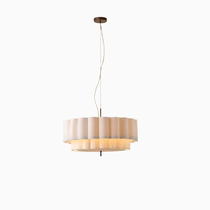 Meri | Soft Minimalist Fabric Chandelier for Dining & Living