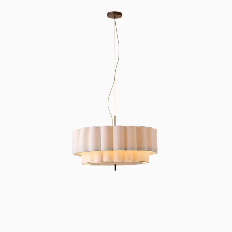 Meri | Soft Minimalist Fabric Chandelier for Dining & Living