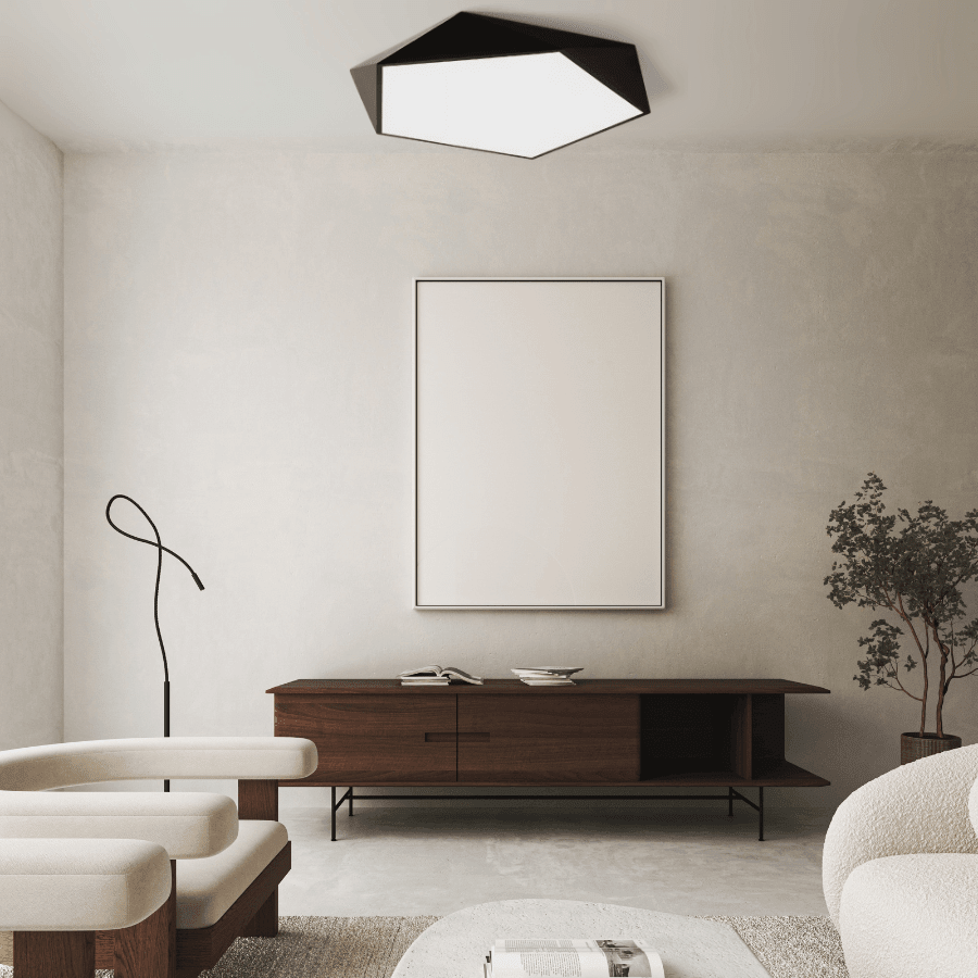 Rune | Metal Geometric Ceiling Light