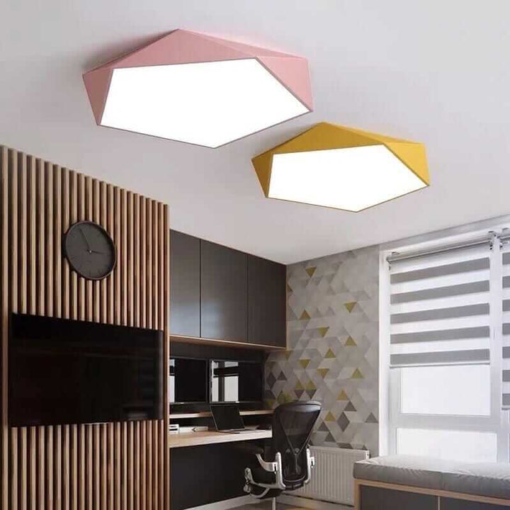 Rune | Metal Geometric Ceiling Light