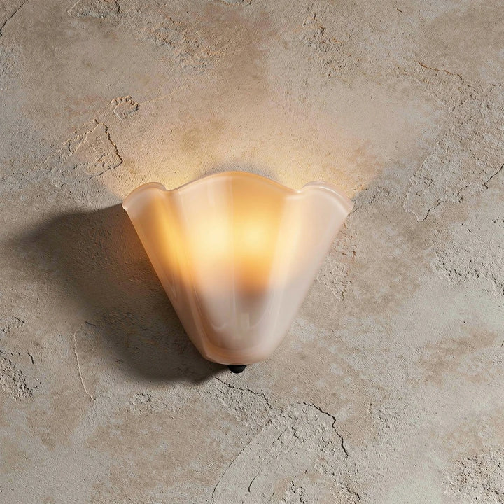Vika | Milk Glass Wall Sconce