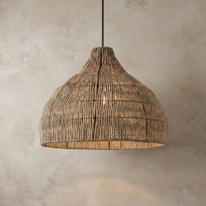 Maegan | Japanese Handwoven Wicker Pendant Light