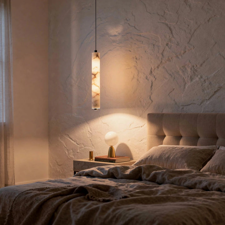 Sumi Column | Alabaster Pendant Light