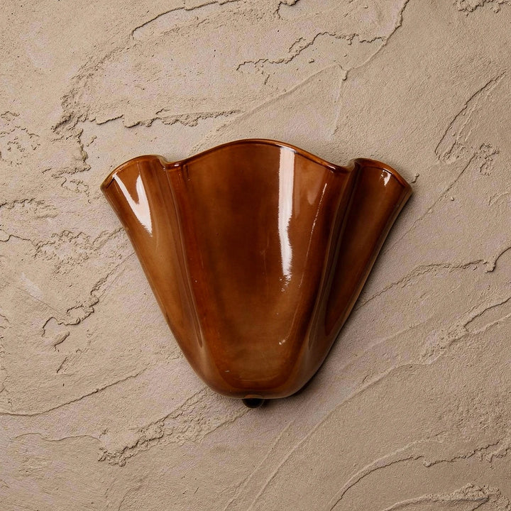 Vika | Milk Glass Wall Sconce