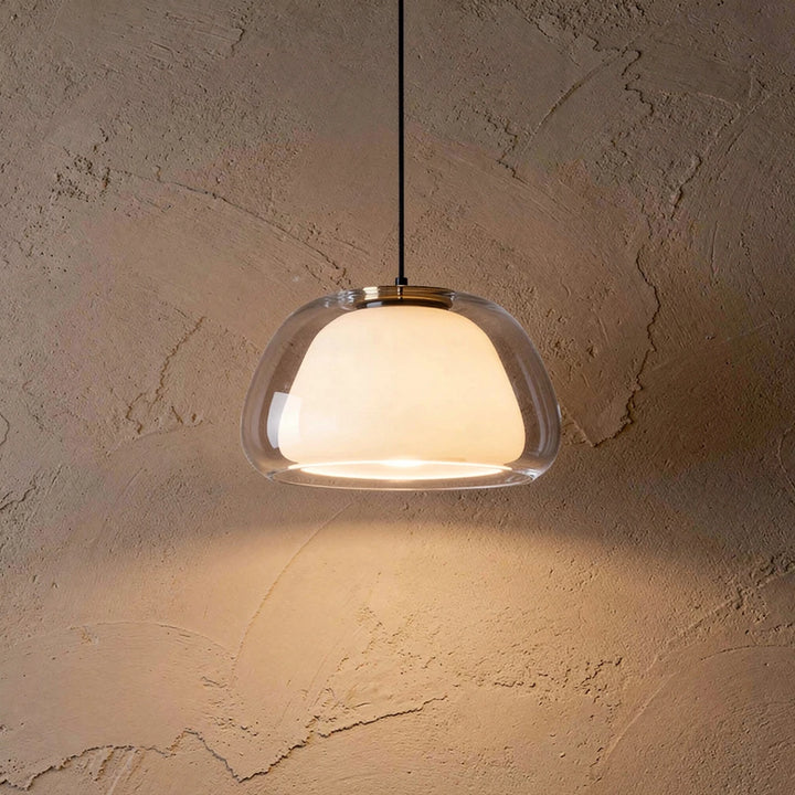 Nuva | Double-Layer Glass Pendant Light