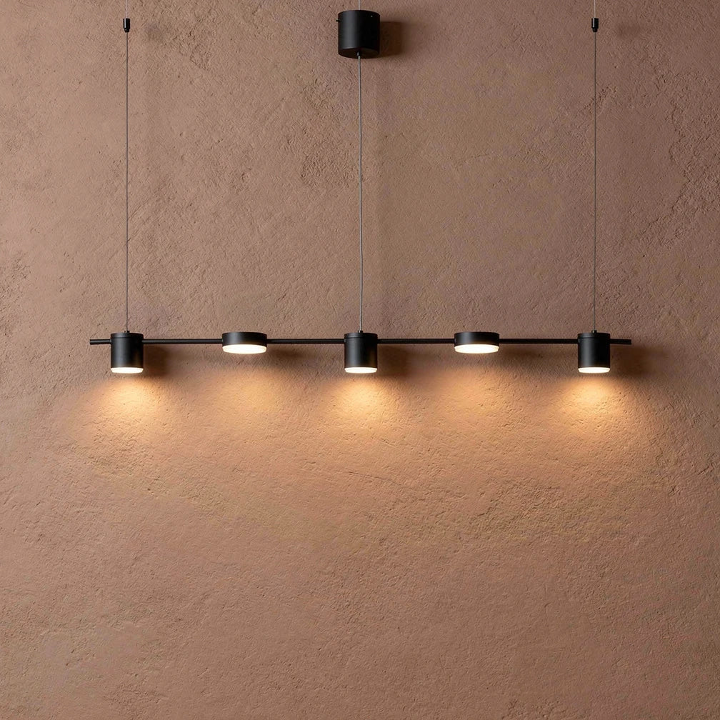 Rosalina | Metal Linear Multi-Head Pendant Light