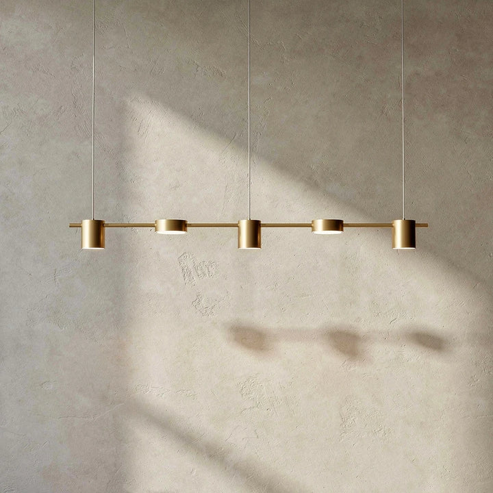 Rosalina | Metal Linear Multi-Head Pendant Light