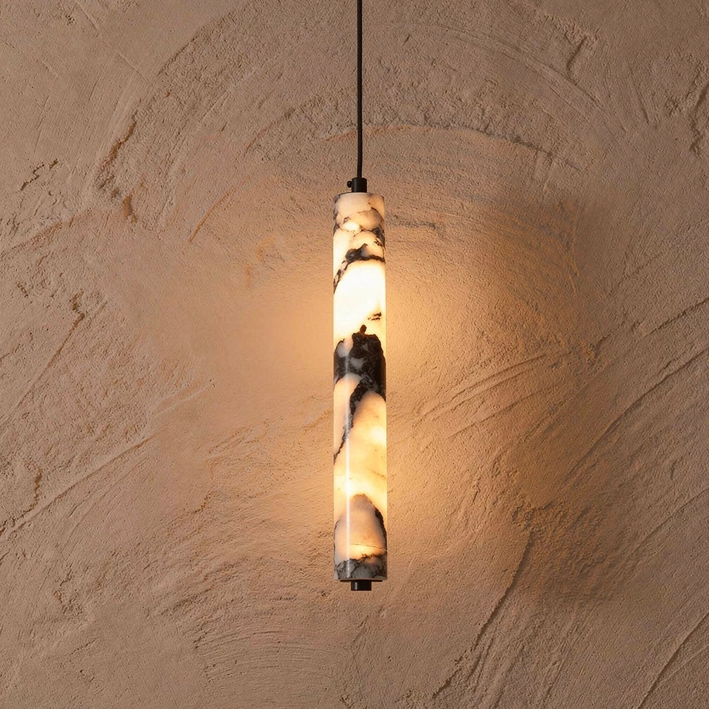 Sumi Column | Alabaster Pendant Light