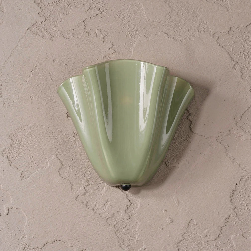 Vika | Milk Glass Wall Sconce