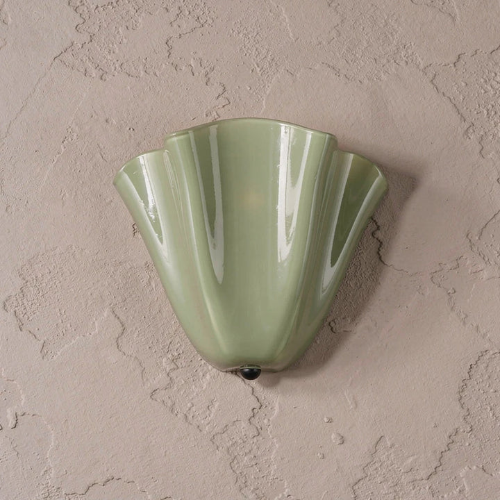 Vika | Milk Glass Wall Sconce