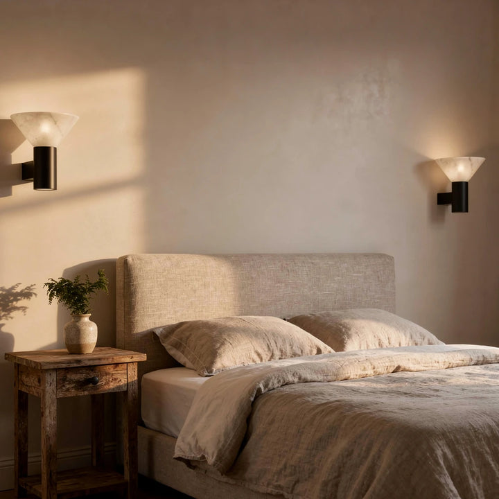 Yuri Cone | Alabaster Wall Sconce