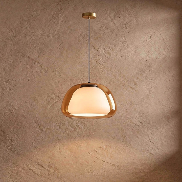 Nuva | Double-Layer Glass Pendant Light