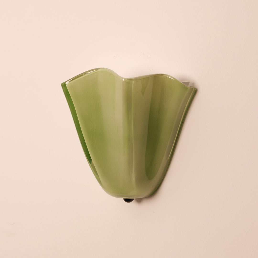 Vika | Milk Glass Wall Sconce
