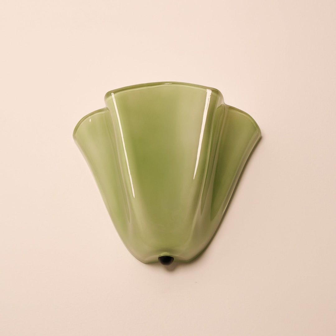 Vika | Milk Glass Wall Sconce