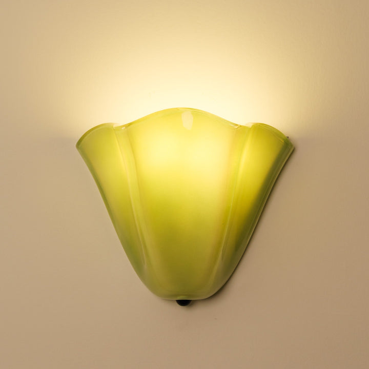Vika | Milk Glass Wall Sconce