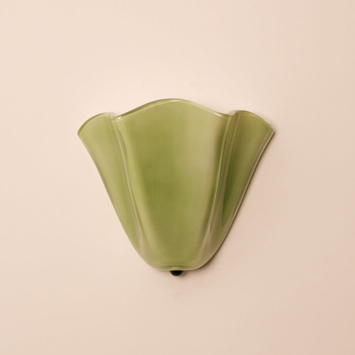 Vika | Milk Glass Wall Sconce