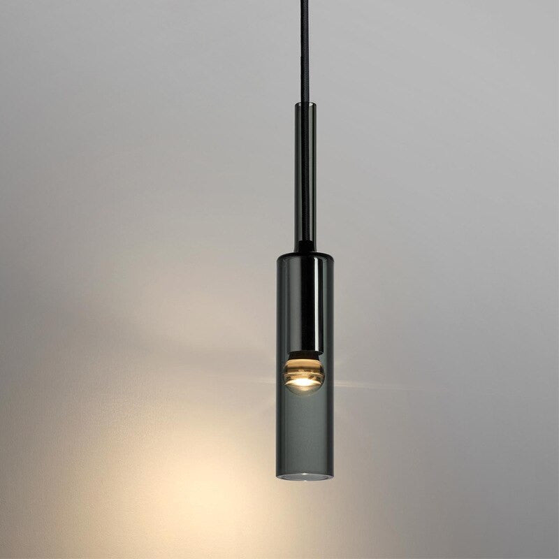 Postmodern Linear Pendant Light - Hanging Glass Light Fixture - Taina - Louve Lights